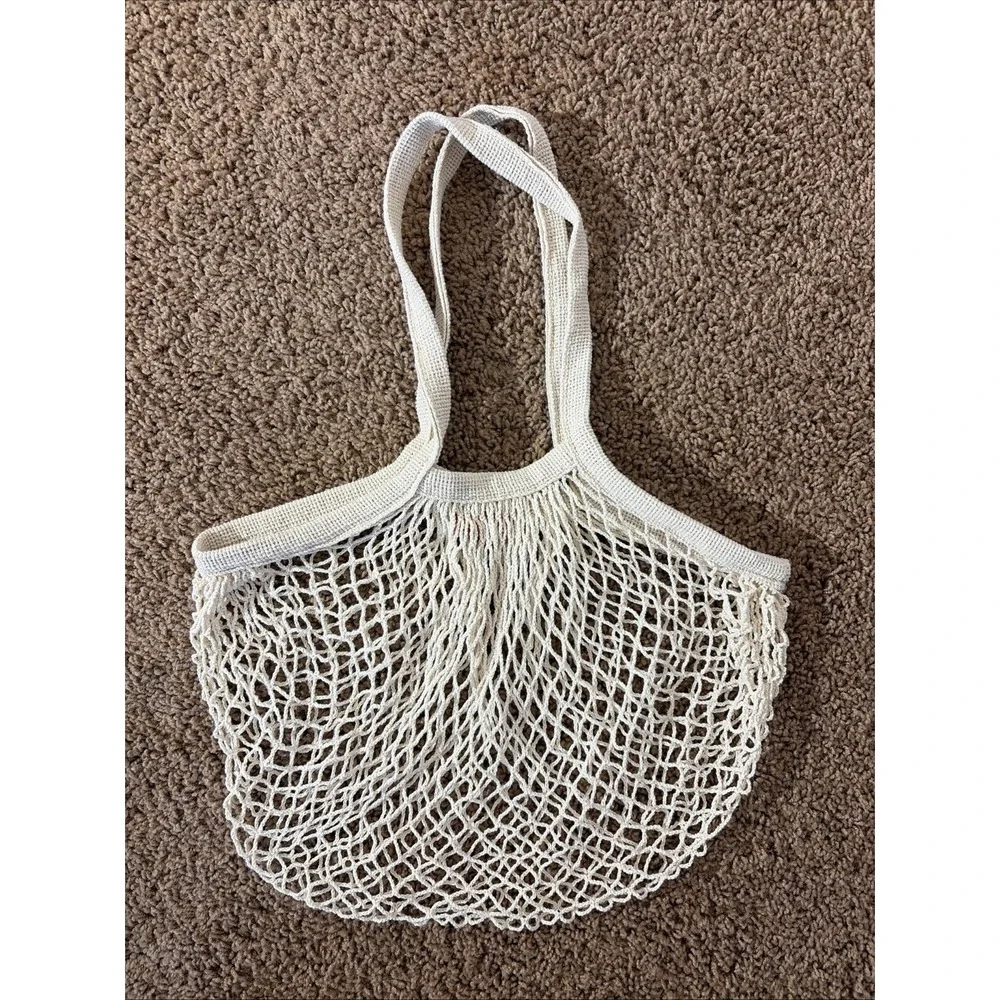 Recess Pickleball Open Top Organic Cotton Net Court Carry Tote Bag